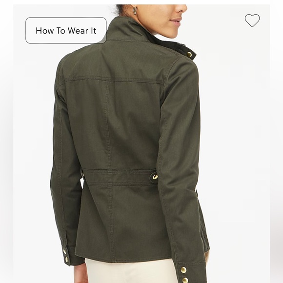 J. Crew Utility jacket. Resin coated twill field jacket. - Picture 2 of 14